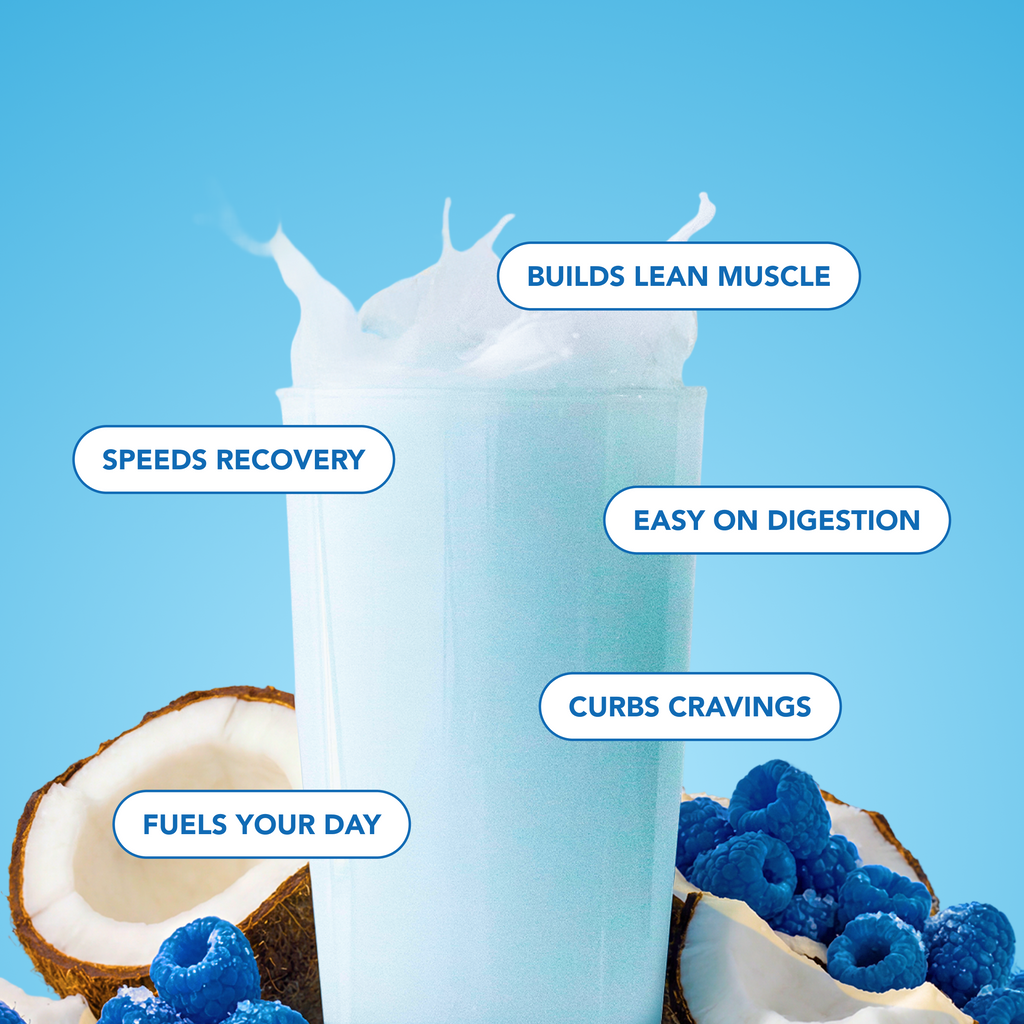 Clear Protein Powder: Blue Bahama (8 Single Serving Stick packs)