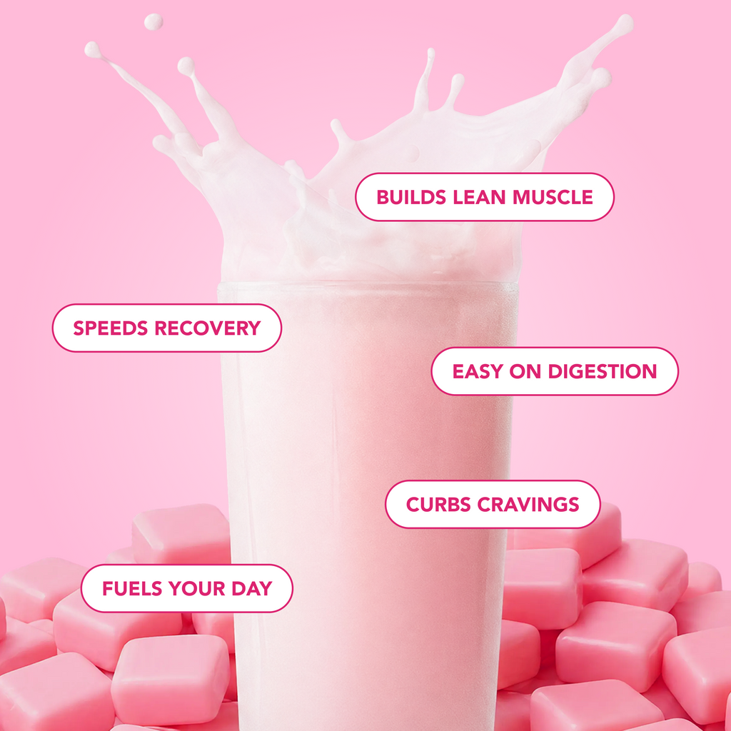 Clear Protein Powder: Pink Burst (8 Single Serving Stick Packs)