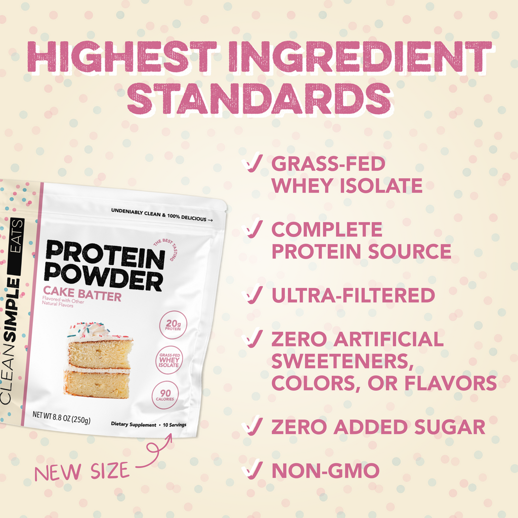 Protein Powder: Cake Batter (10 Serving Bag)
