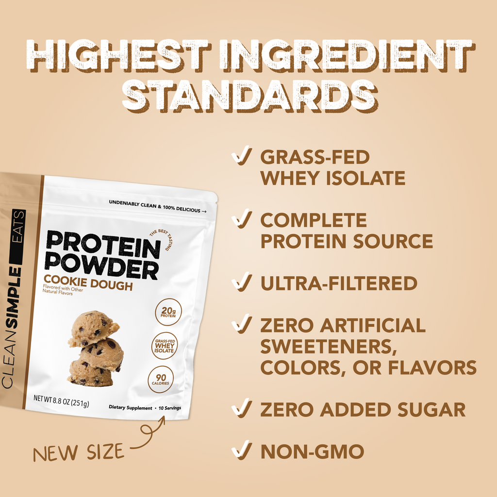 Protein Powder: Cookie Dough (10 Serving Bag)