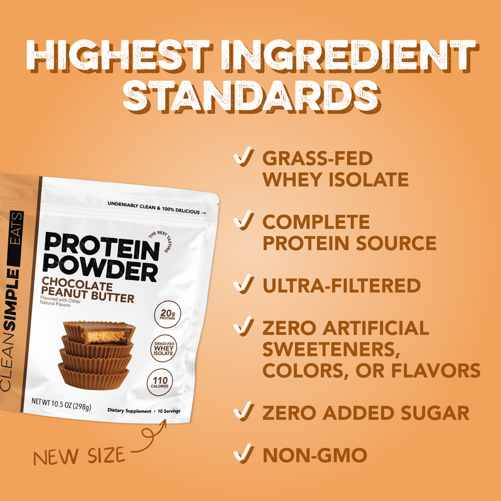 Protein Powder: Chocolate Peanut Butter (10 Serving Bag)