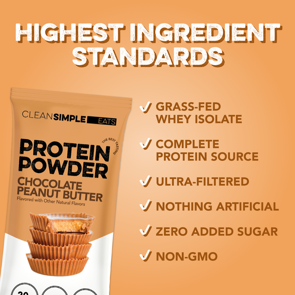 Protein Powder: Chocolate Peanut Butter (10 Single Serving Stick Packs)