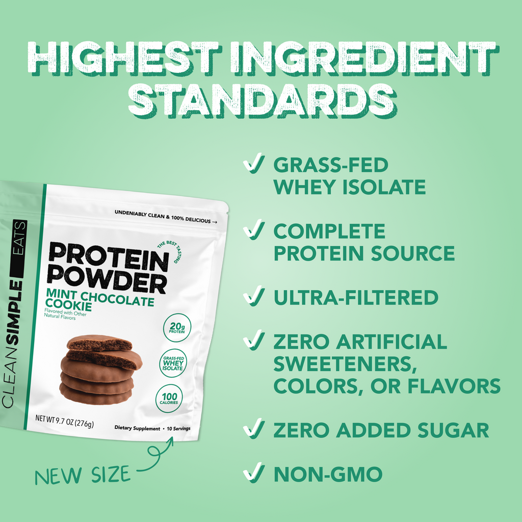 Protein Powder: Mint Chocolate Cookie (10 Serving Bag)