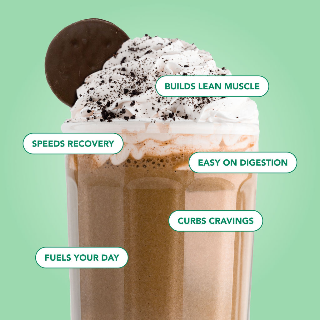 Protein Powder: Mint Chocolate Cookie (10 Single Serving Stick Packs)