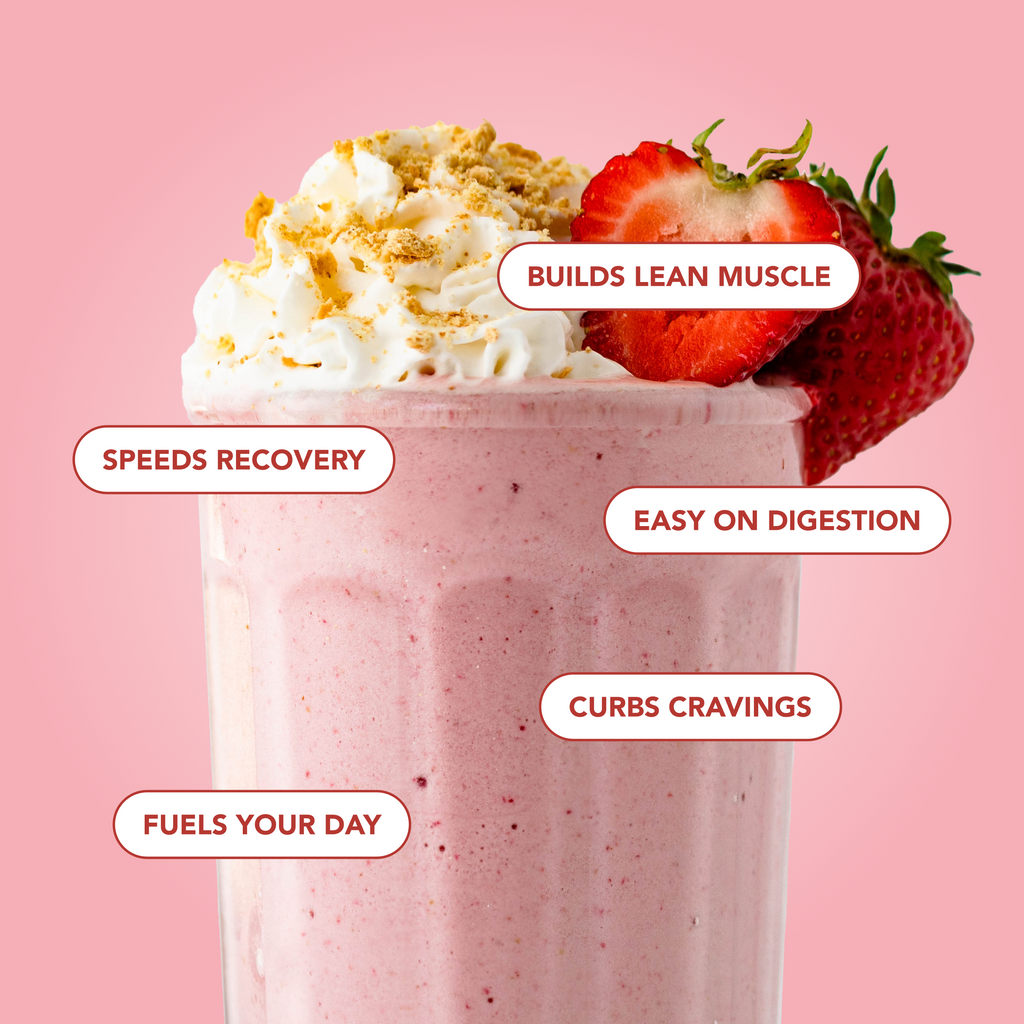 Protein Powder: Strawberry Cheesecake (10 Single Serving Stick Packs)