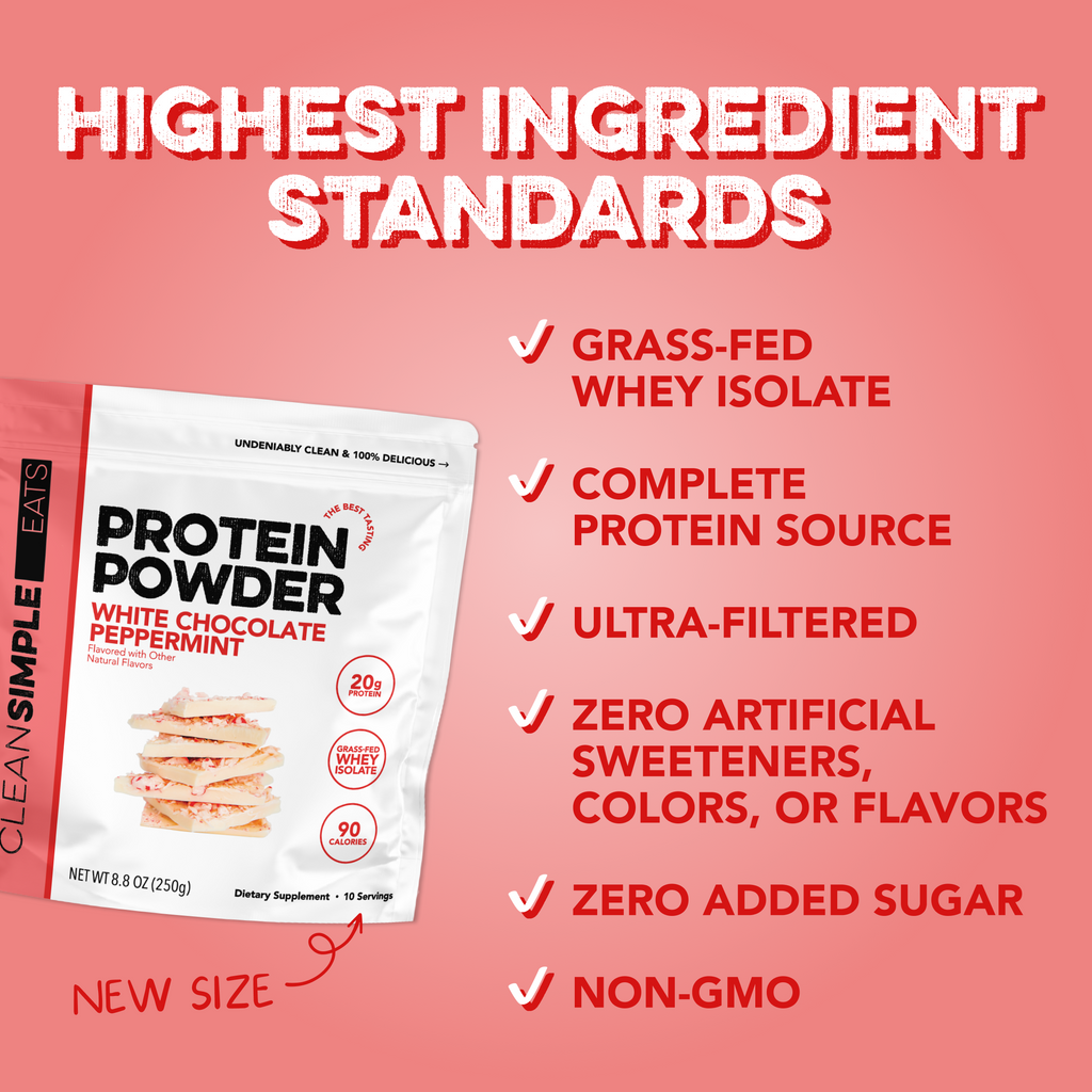 Protein Powder: White Chocolate Peppermint (10 Serving Bag)