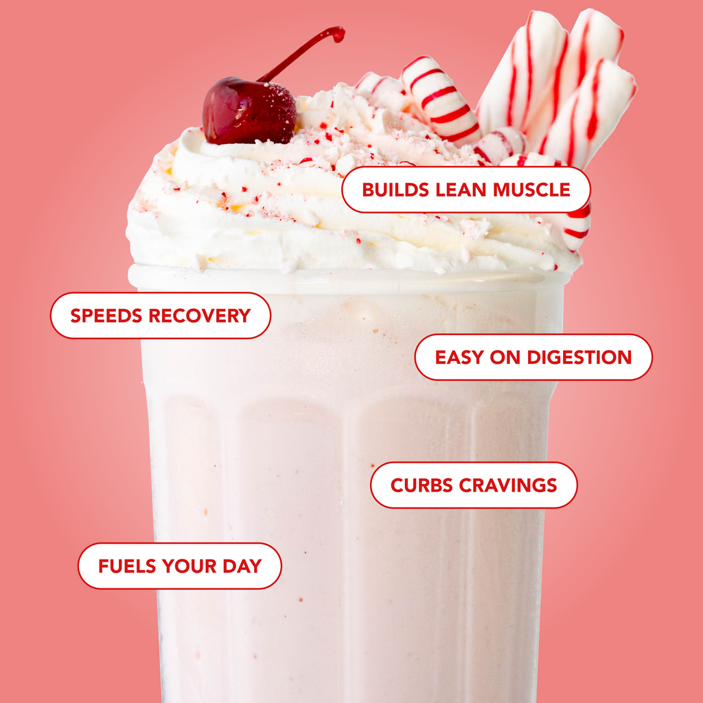 Protein Powder: White Chocolate Peppermint (10 Single Serving Stick Packs)