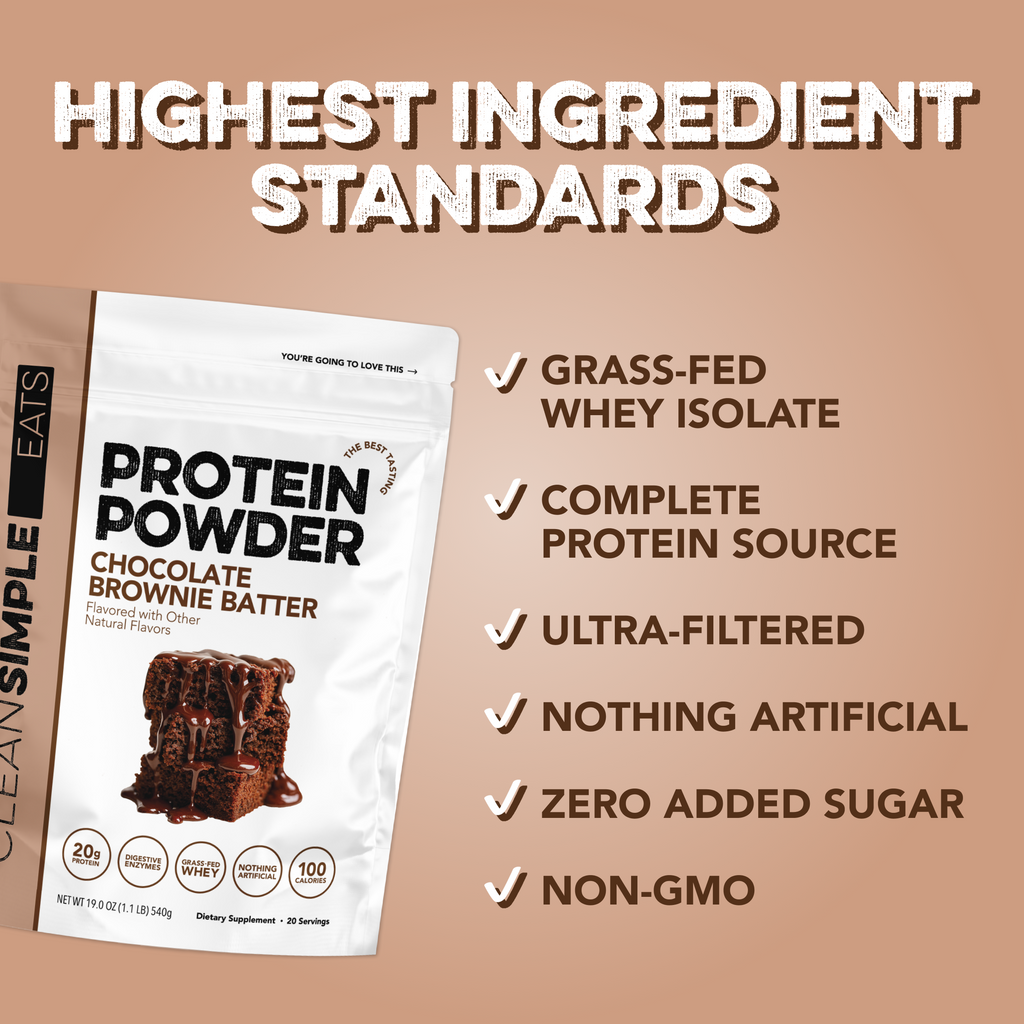 Protein Powder: Brownie Batter (20 Serving Bag)