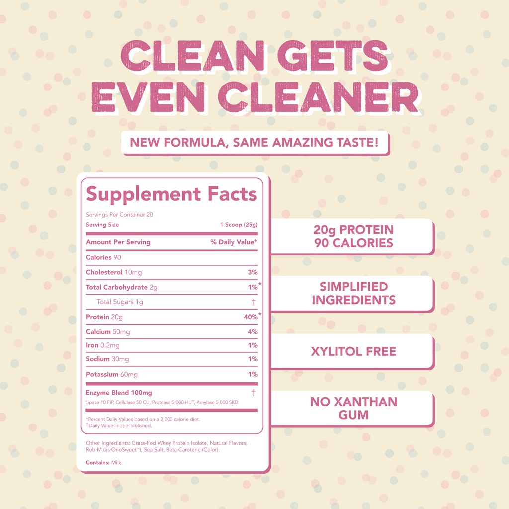 Protein Powder: Cake Batter (20 Serving Bag)