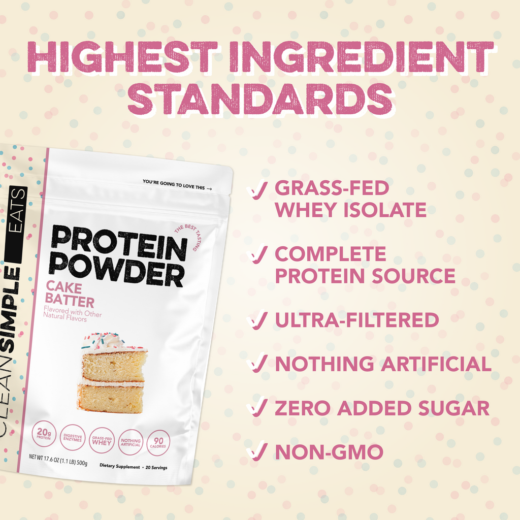 Protein Powder: Cake Batter (20 Serving Bag)