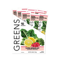 Greens: Raspberry Lemonade Super Greens Mix (10 Single Serving Stick Packs)