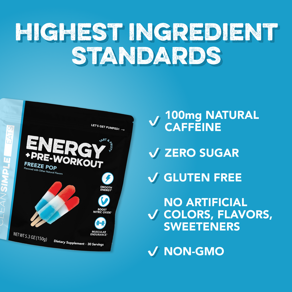 Energy + Pre-Workout: Freeze Pop (30 Servings)