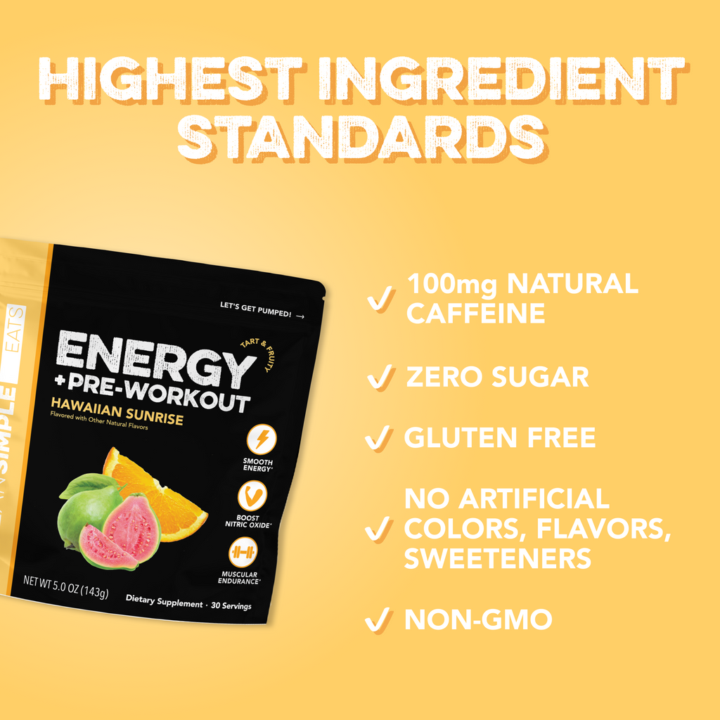 Energy + Pre-Workout: Hawaiian Sunrise (30 Servings)