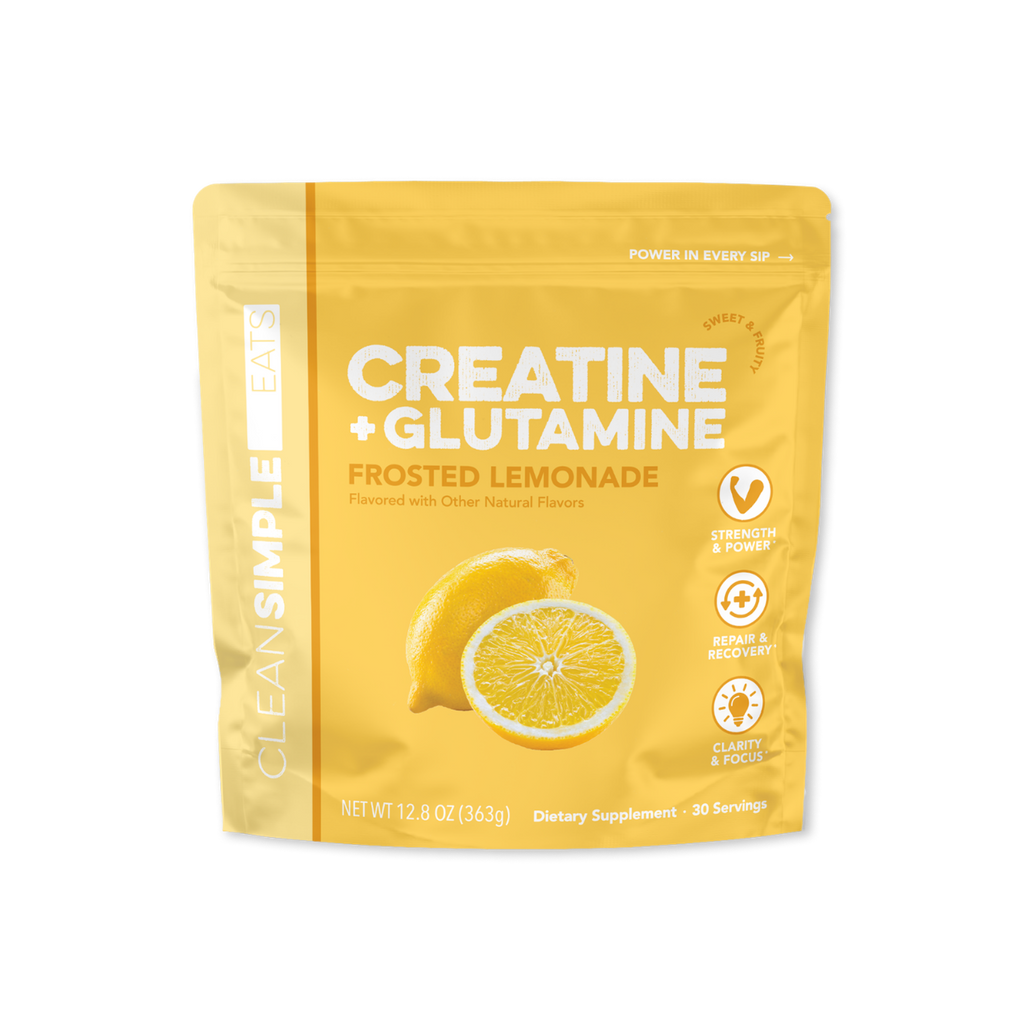 Creatine + Glutamine: Frosted Lemonade (30 Serving Bag)