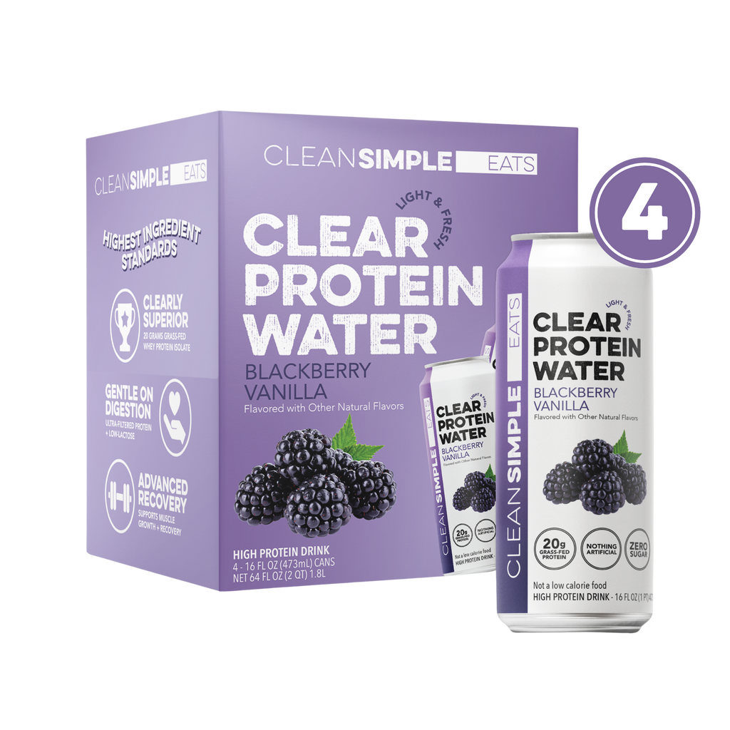 Clear Protein Water: Blackberry Vanilla (16 Oz. | 4 Pack)