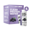 Clear Protein Water: Blackberry Vanilla (16 Oz. | 4 Pack)