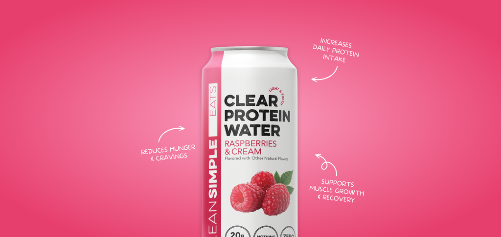 Clear Protein Water: Raspberries & Cream (16 Oz. | 12 Pack)