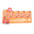 Clear Protein Water: Peach Mango Créme (12 Oz. | 12 Pack)