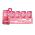 Clear Protein Water: Raspberries & Cream (12 Oz. | 12 Pack)