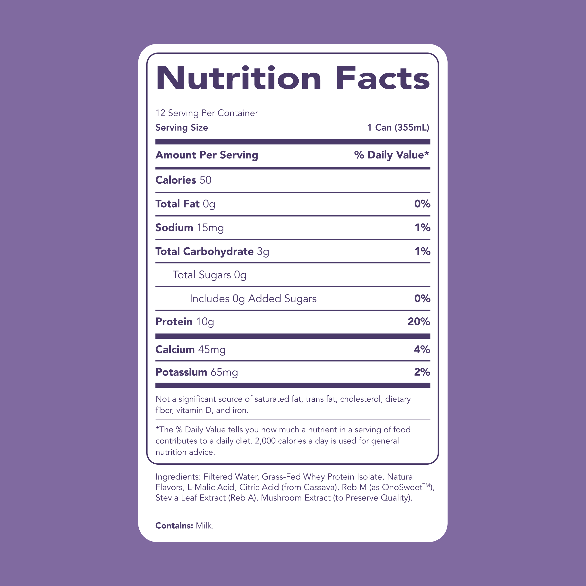 Clear Protein Water: Blackberry Vanilla (12 Oz. | 12 Pack)