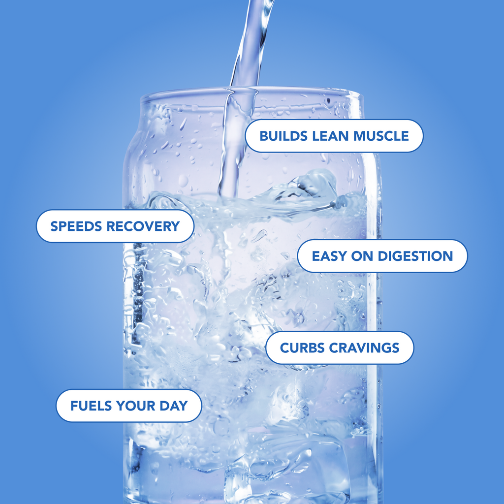 Clear Protein Water: Blue Razz (12 Oz. | 12 Pack)