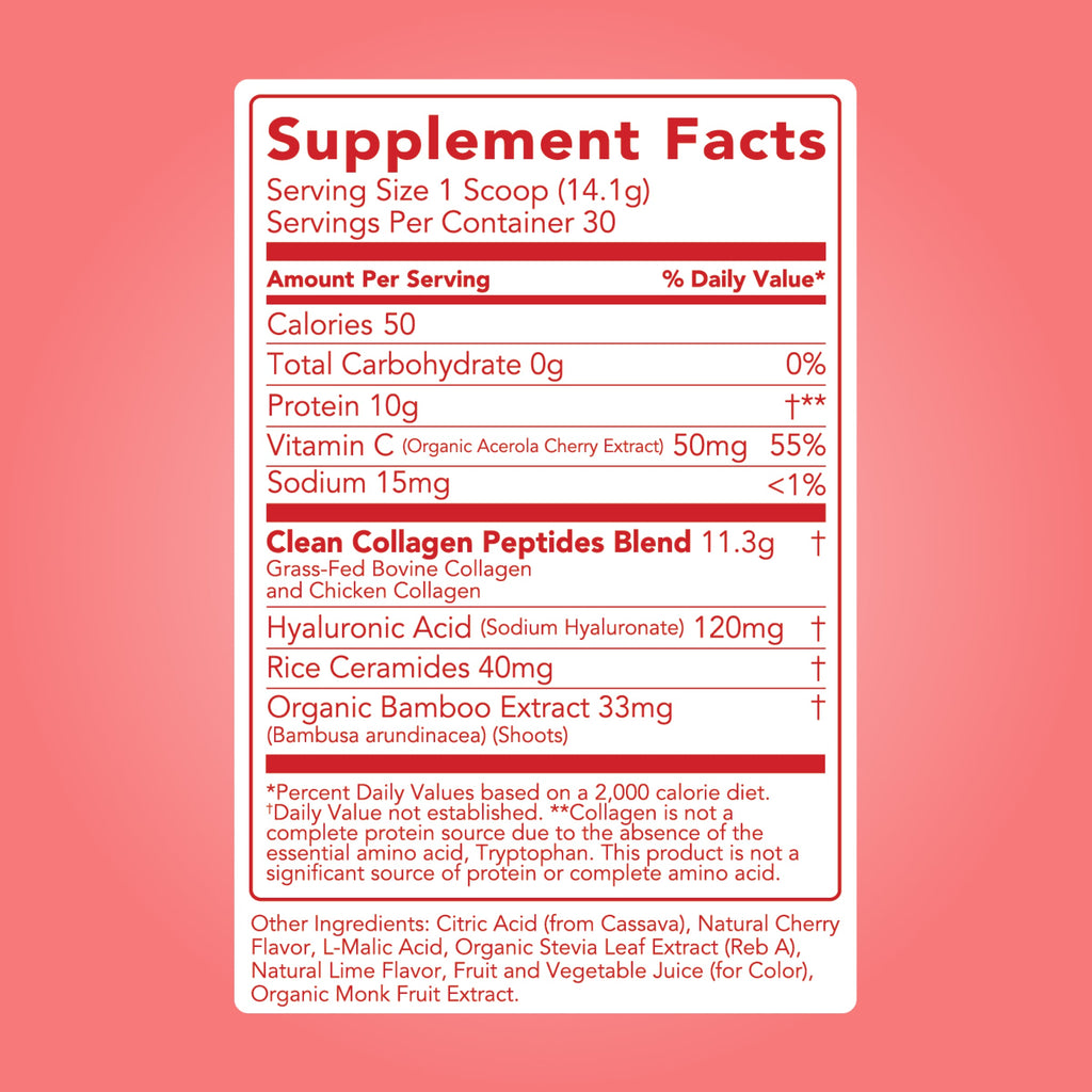 Collagen + Beauty Blend: Cherry Ice (30 Serving)
