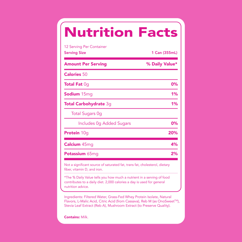 Clear Protein Water: Dragon Fruit (12 Oz. | 12 Pack)