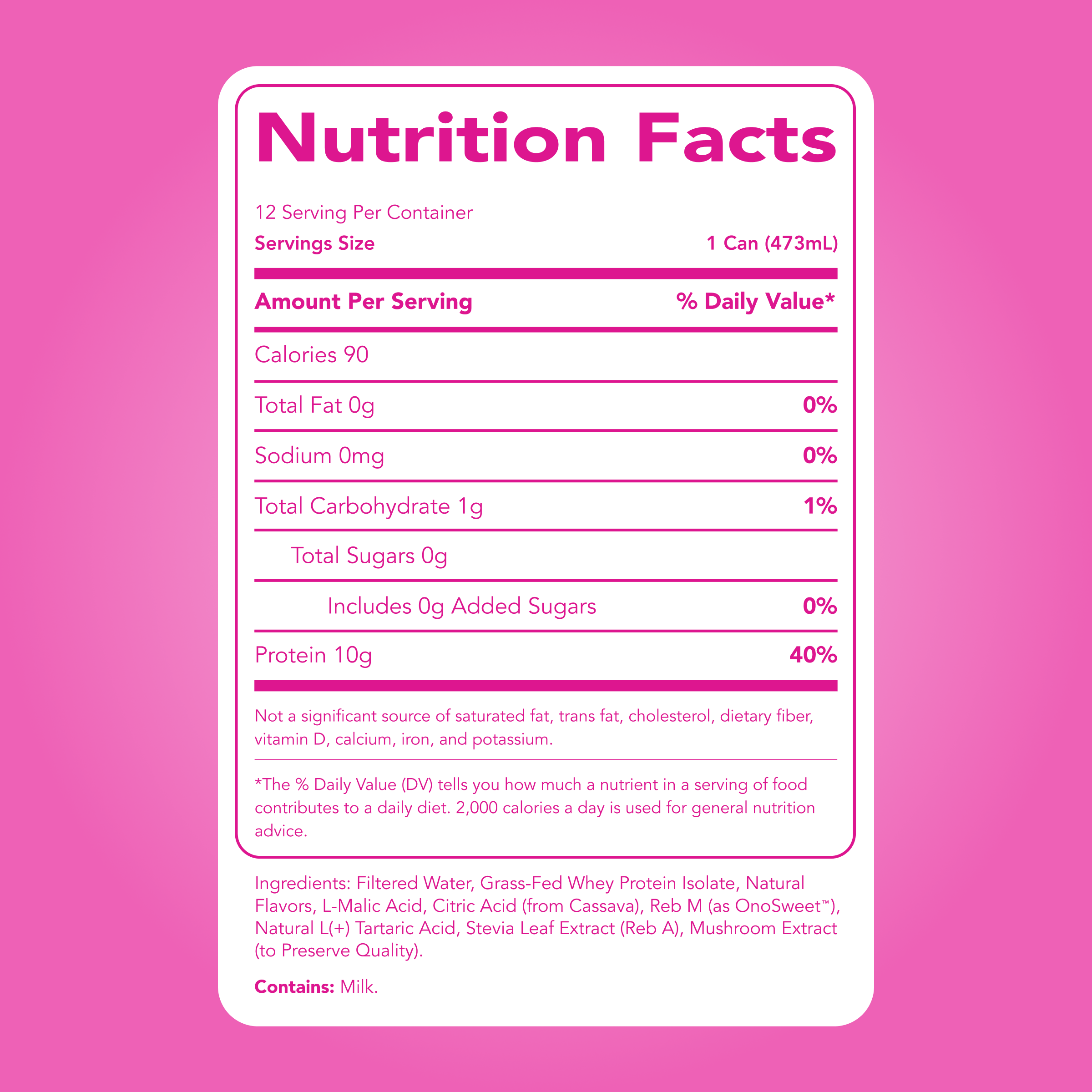 Clear Protein Water: Dragon Fruit (16 Oz. | 12 Pack)