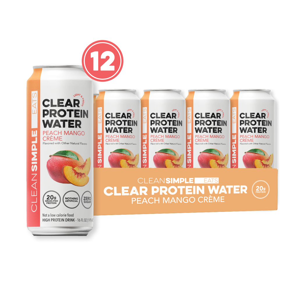 Clear Protein Water: Peach Mango Creme (16 Oz. | 12 Pack)
