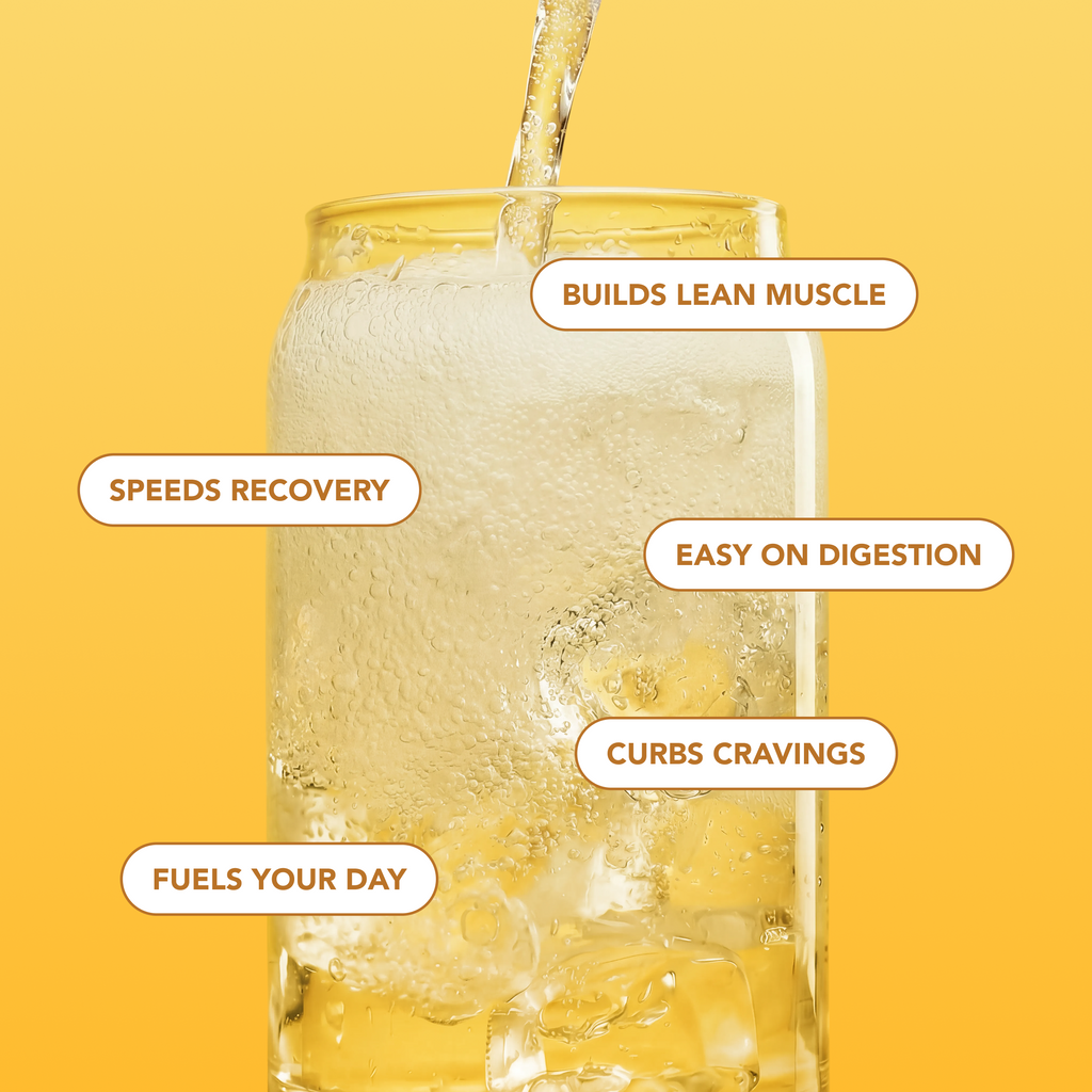 Clear Protein Soda: Frosted Lemonade (12 Oz. | 12 Pack)
