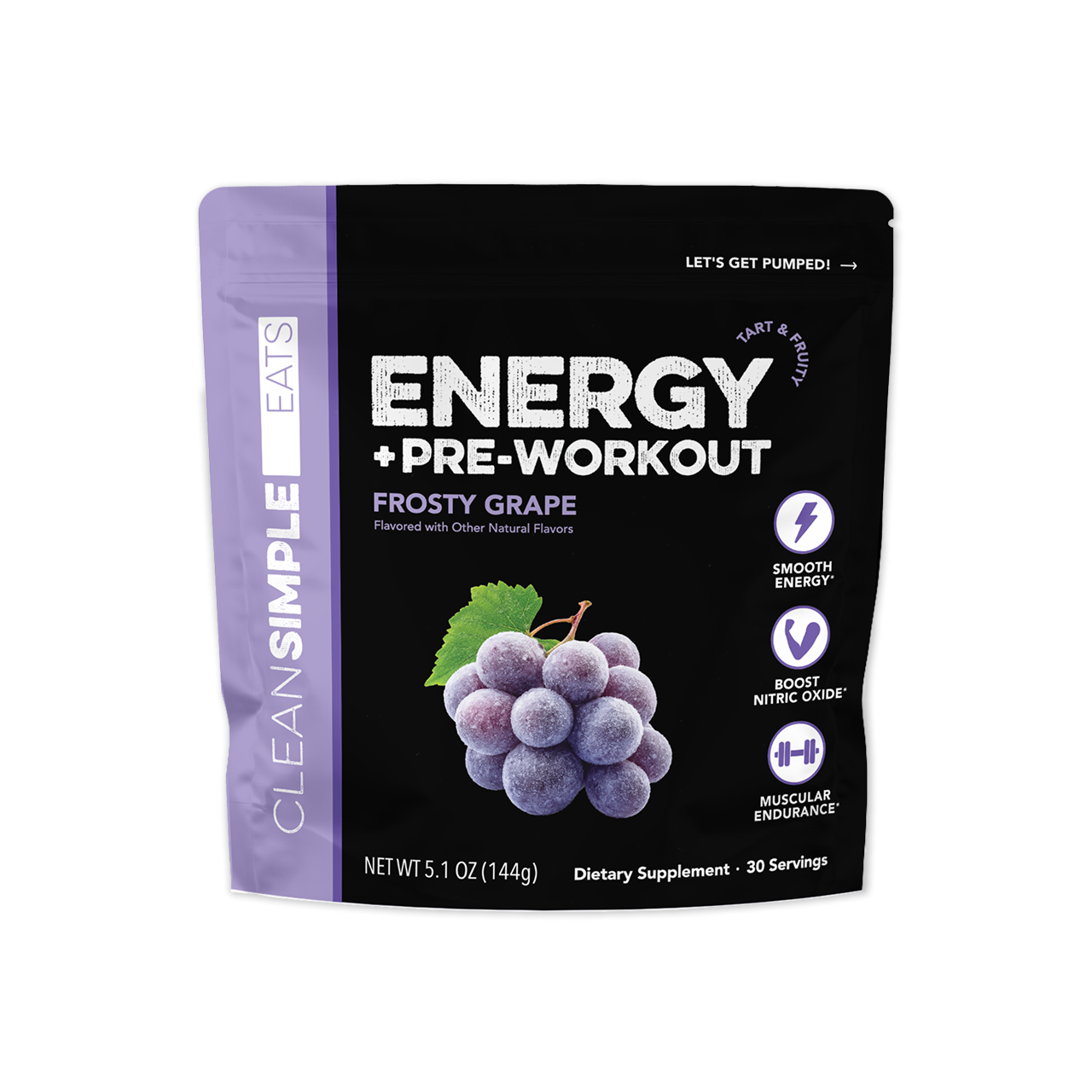 Energy + Pre-Workout: Frosty Grape (30 Servings)