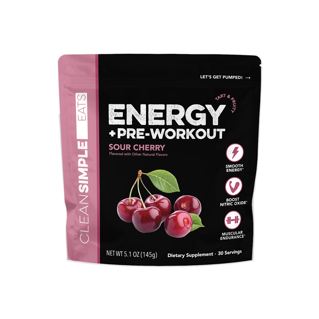 Energy + Pre-Workout: Sour Cherry (30 Servings)