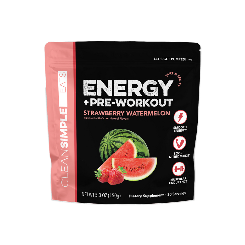Energy + Pre-Workout: Strawberry Watermelon (30 Servings)