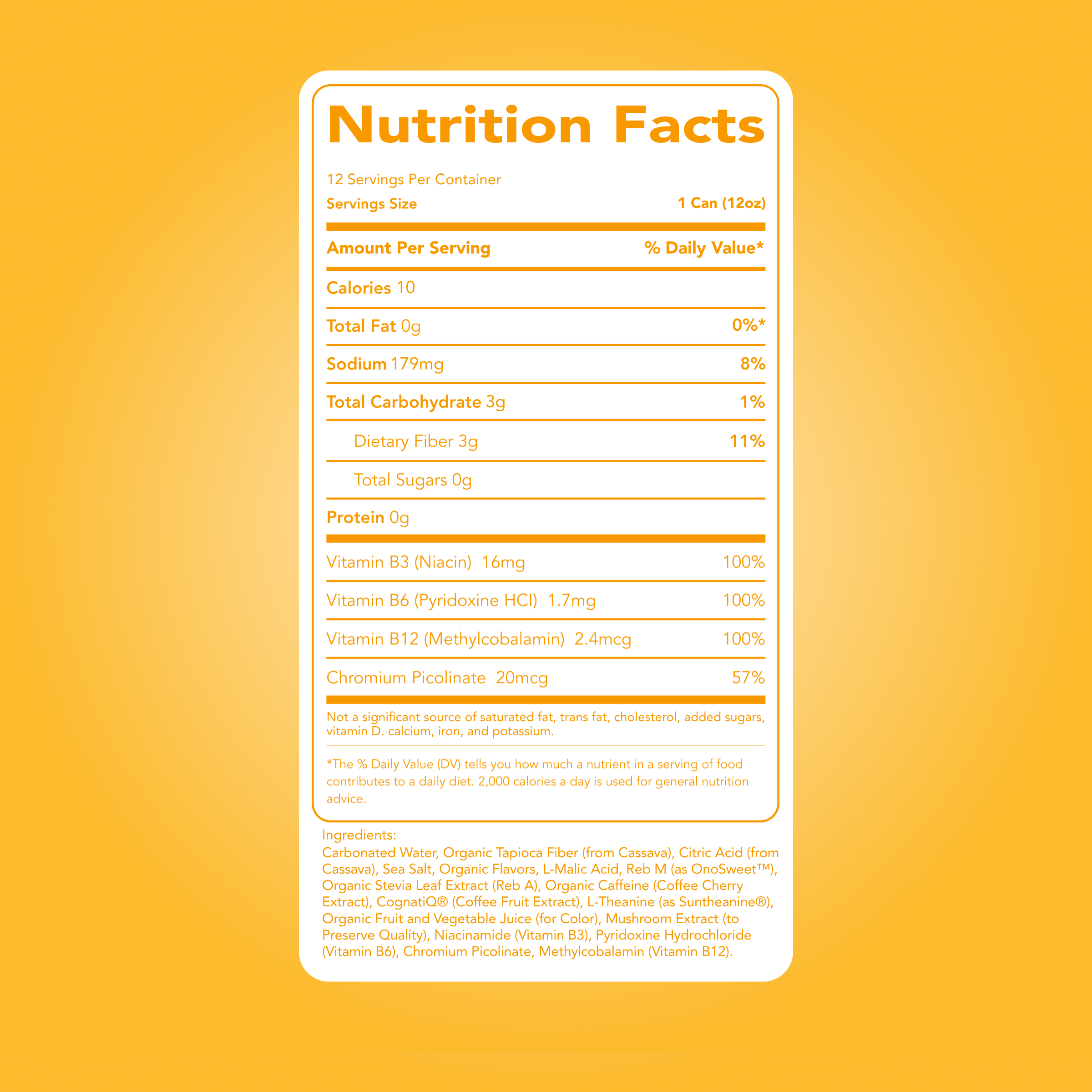 Energy + Focus: Island Sunrise (12-pack)