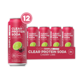 Clear Protein Soda: Cherry Lime (16 Oz. | 12 Pack)