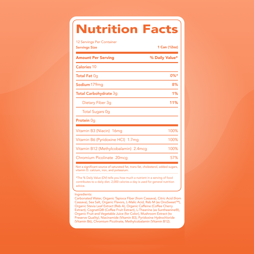 Energy + Focus: Orange Swirl (12-pack)