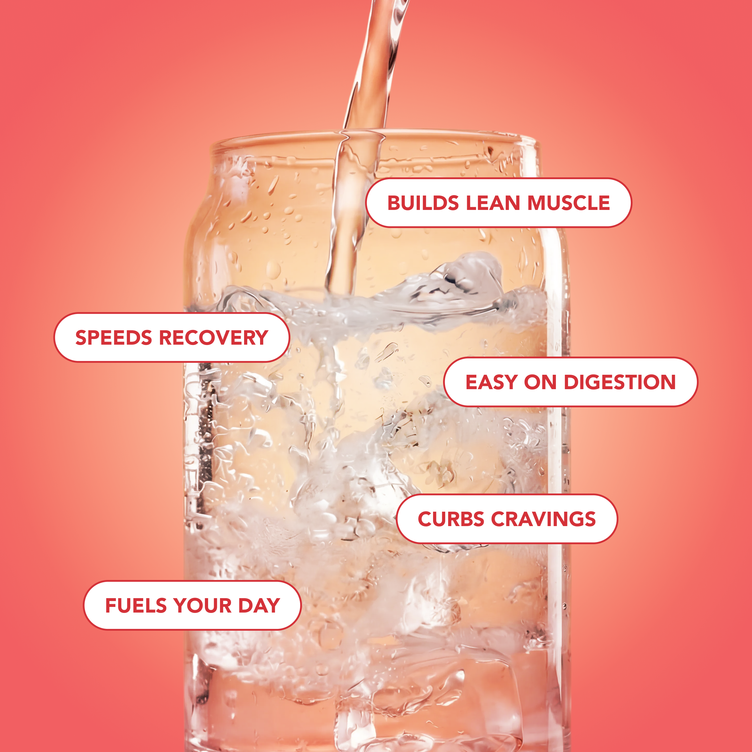 Clear Protein Water: Peach Mango Créme (12 Oz. | 12 Pack)