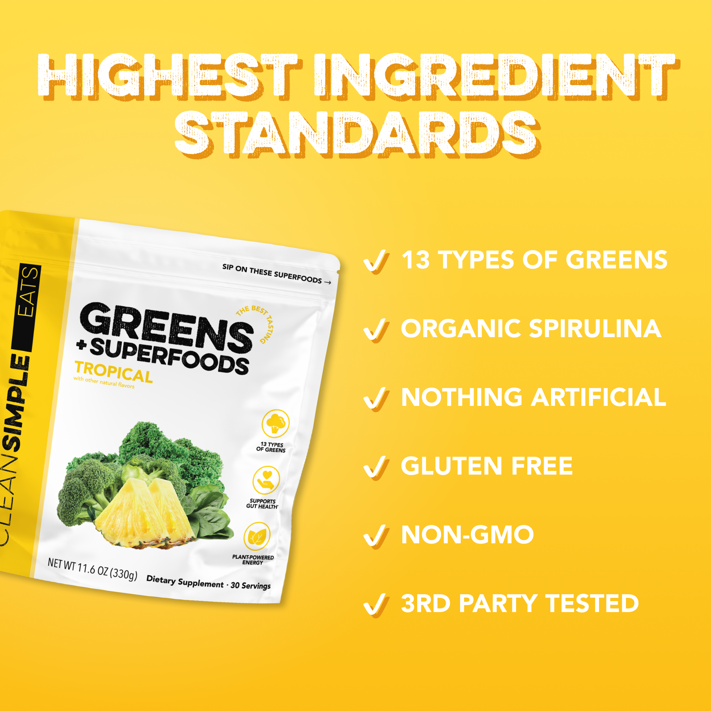 Greens: Tropical Super Greens Mix