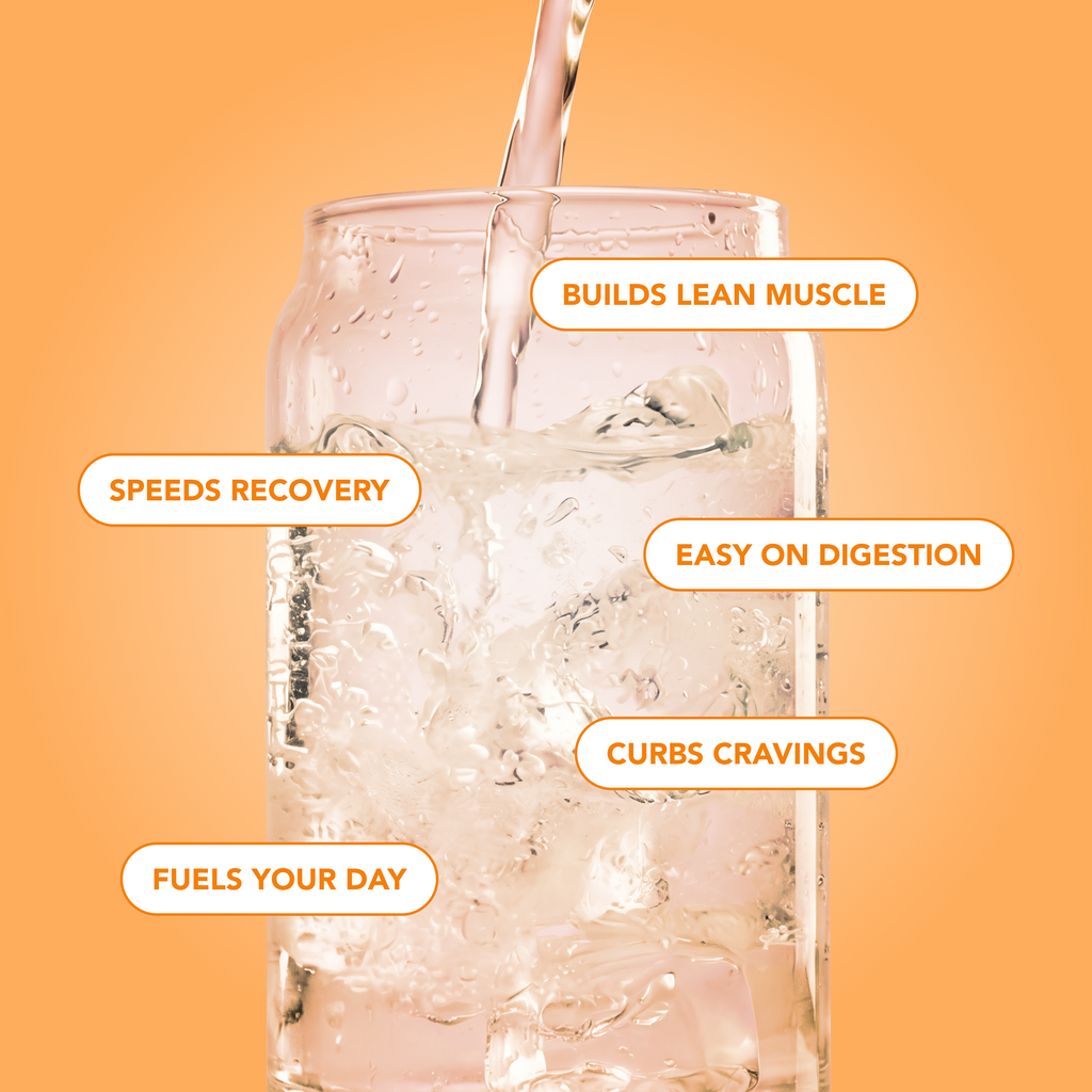 Clear Protein Water: Tropical Orange (12 Oz. | 12 Pack)