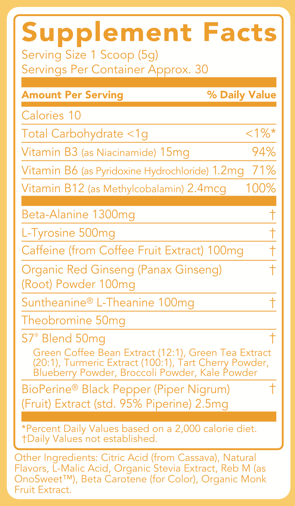 Energy + Pre-Workout: Hawaiian Sunrise (30 Servings)